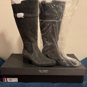Naturalized- INFINITY Women's Gray Over the Knee Boots-size 9 1/2 wide calf